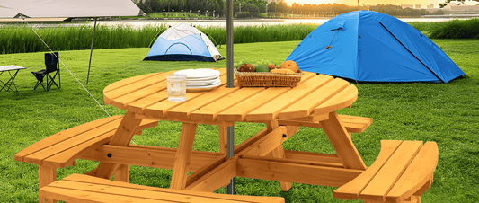 How to Choose the Right Picnic Table for Your Family Gatherings ? - Cedar Creek Rustic Furniture