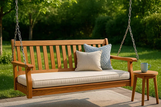 What Are the Benefits of Adding Outdoor Swings to Your Backyard? - Cedar Creek Rustic Furniture