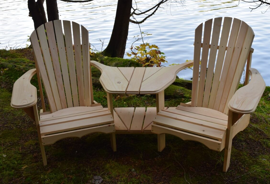 Outdoor Cedar Wood Adirondack Chairs Furtniture – Cedar Creek