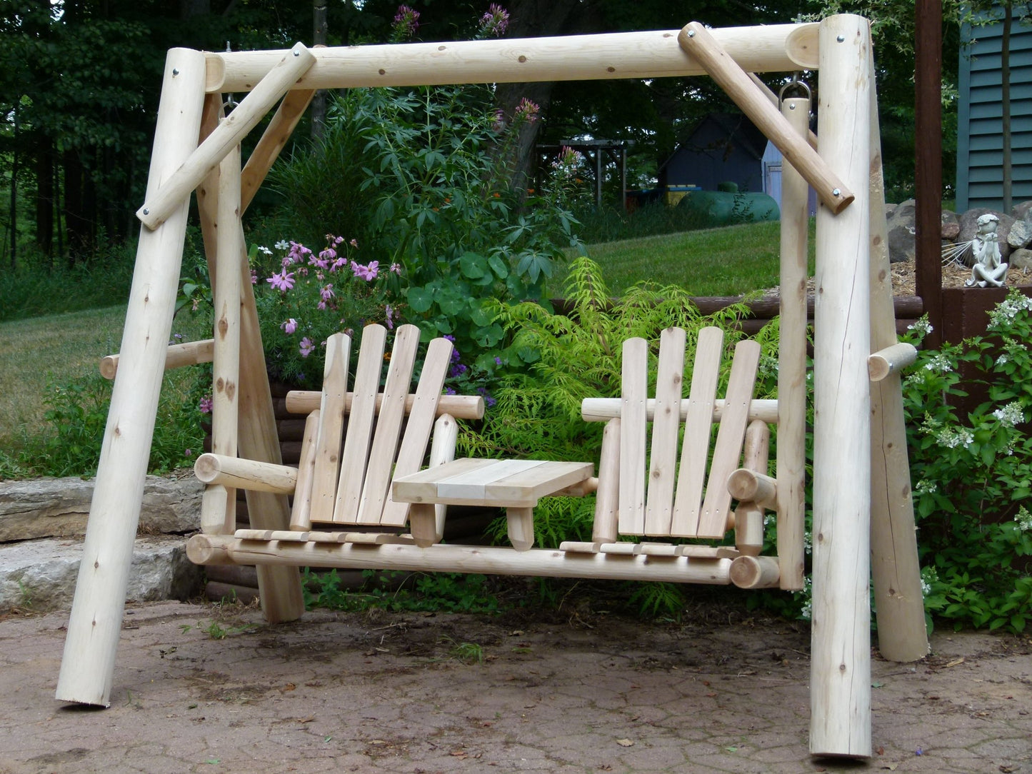 Backyard Wooden Swings for Your Garden - Cedar Creek Rustic Furniture