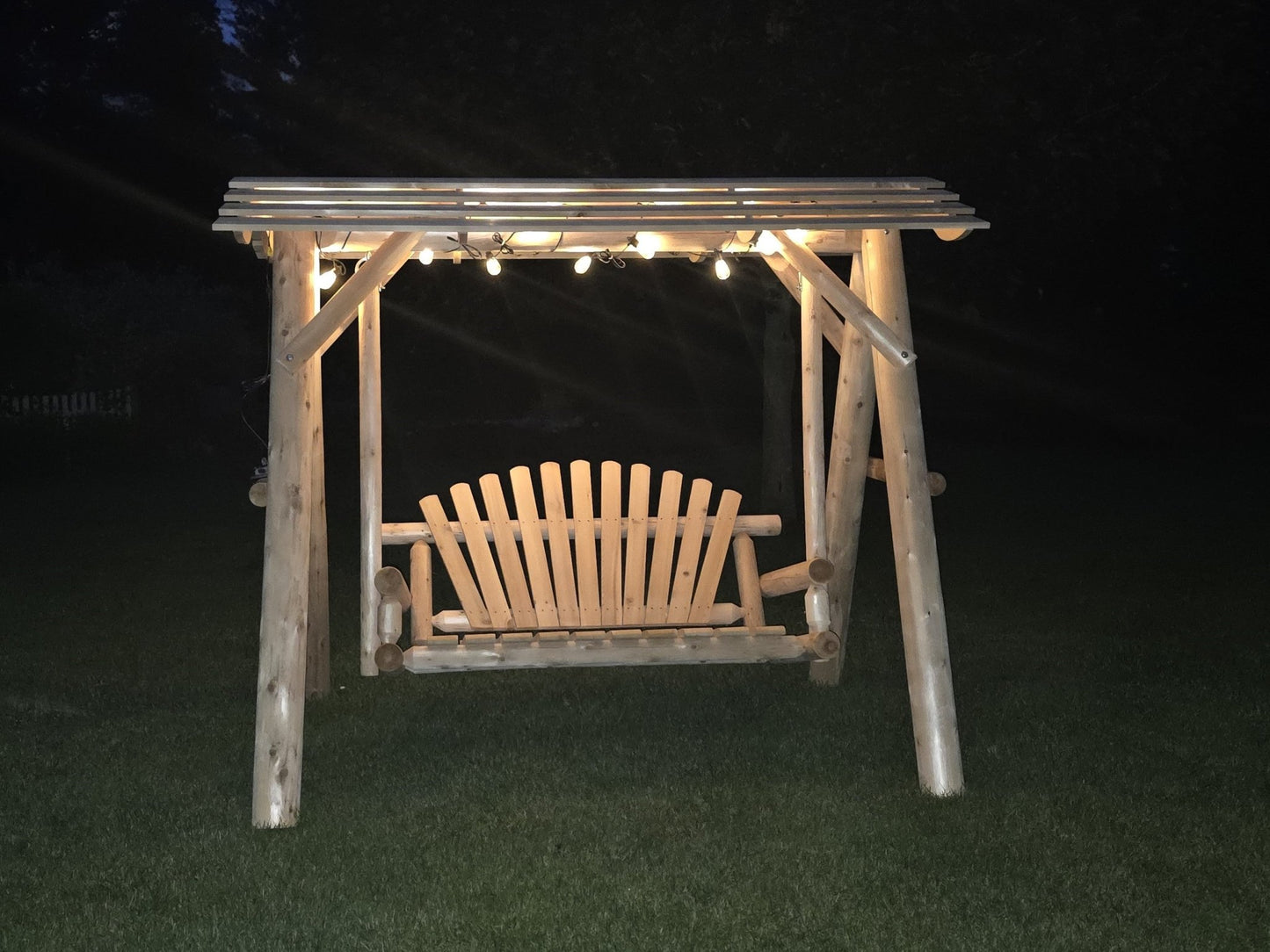 Swing Canopy for HD Swing - Cedar Creek Rustic Furniture