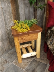 Log Nightstand / Cottage Collection