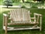 Cedar Creek Rustic Furniture manufactures outdoor 4' Adirondack Log Gliders from Michigan white cedar. Made in USA.