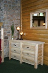 Log dresser rustic dresser