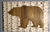 Hand painted Bear cutout over  Birch Trees. Each item is unique and you get the exact one in the picture shown.