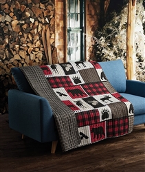 Lodge Life Quilt Throw