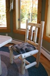 rustic dining chair