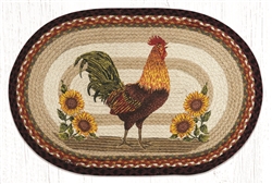 Sunflower Rooster Rug