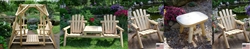 Outdoor Log Furniture Set - Grouping 2