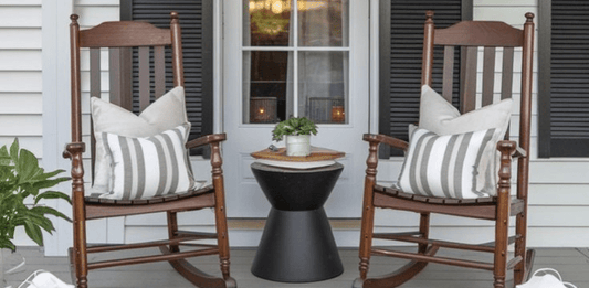 11 Front Porch Seating Ideas for a More Welcoming Home - Cedar Creek Rustic Furniture