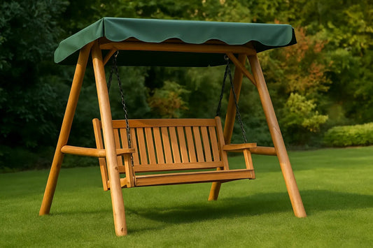 5 Garden Swing Ideas That'll Make Your Backyard Actually Enjoyable - Cedar Creek Rustic Furniture