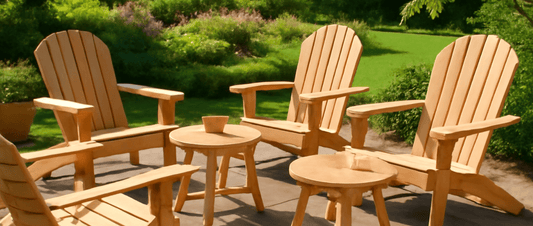How to Style Your Outdoor Space with Adirondack Chairs and Tables - Cedar Creek Rustic Furniture