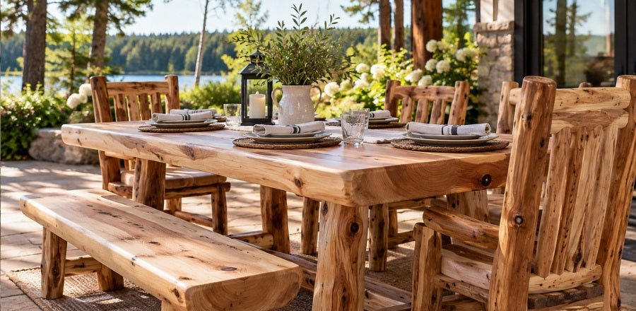 How to Tell If Outdoor Furniture Is Made From Solid Wood - Cedar Creek Rustic Furniture