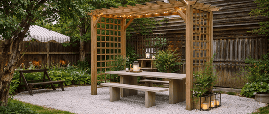 How to Turn Your Backyard Into an Actual Entertainment Space - Cedar Creek Rustic Furniture