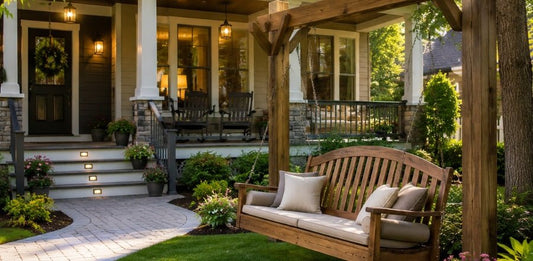 Is My Yard Too Small for a Swing? - Cedar Creek Rustic Furniture
