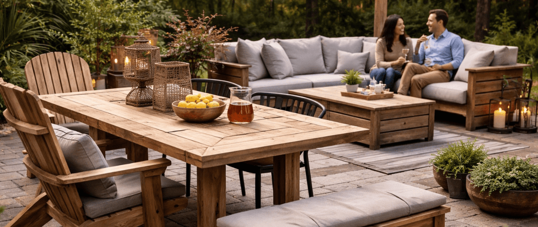 Rustic vs. Modern: How Cedar Furniture Fits Any Outdoor Aesthetic - Cedar Creek Rustic Furniture