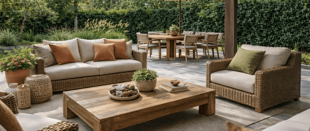 2026 Outdoor Furniture Modern Trends – Cedar Creek Rustic Furniture
