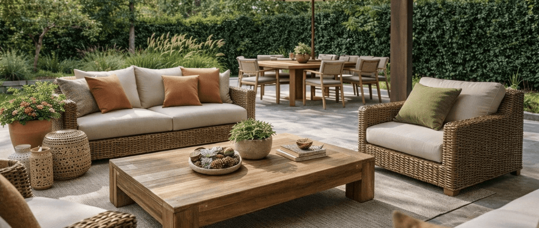 Top Outdoor Furniture Trends for 2026: Rustic Meets Modern Design - Cedar Creek Rustic Furniture