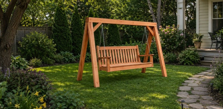 What to Check When Buying a Used Swing for Your Garden - Cedar Creek Rustic Furniture