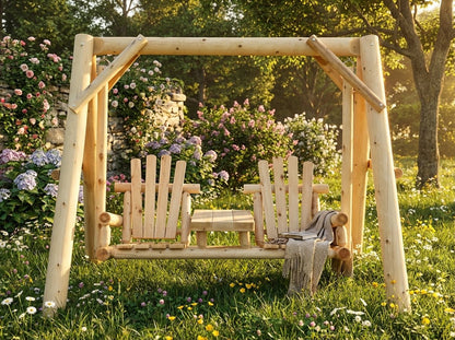 Backyard Wooden Swings for Your Garden - Cedar Creek Rustic Furniture