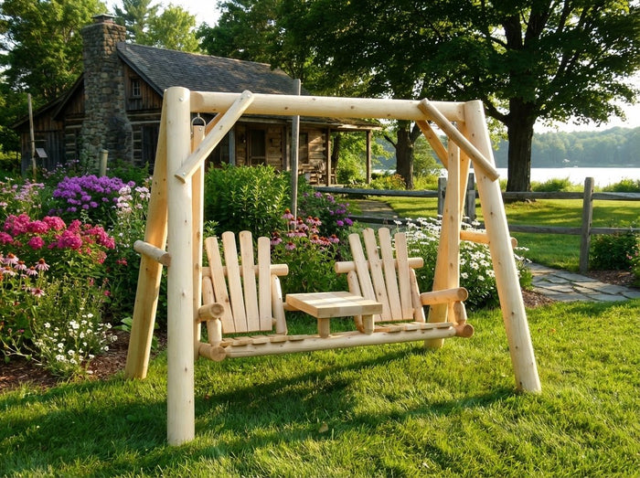 Backyard Wooden Swings for Your Garden - Cedar Creek Rustic Furniture