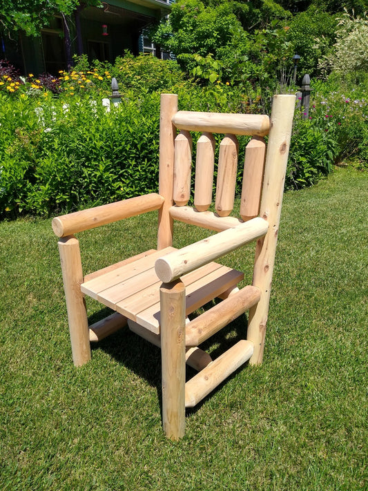 Dining Chair with Arms - Cedar Creek Rustic Furniture