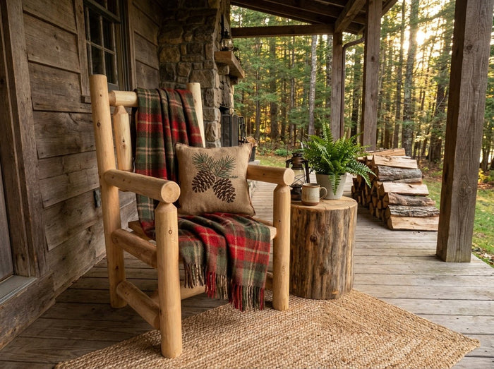 Dining Chair with Arms - Cedar Creek Rustic Furniture