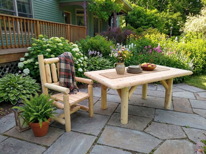 Dining Chair with Arms - Cedar Creek Rustic Furniture