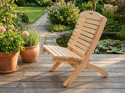 Folding Cedar Chair - Cedar Creek Rustic Furniture