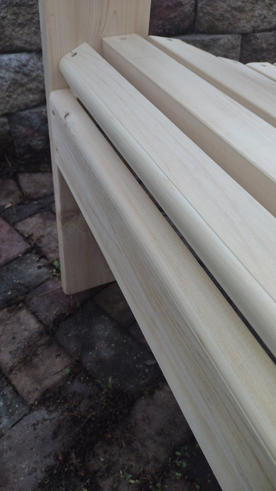 High Seat Heavy Duty Adirondack Chair - Cedar Creek Rustic Furniture