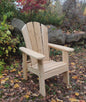 High Seat Heavy Duty Adirondack Chair - Cedar Creek Rustic Furniture