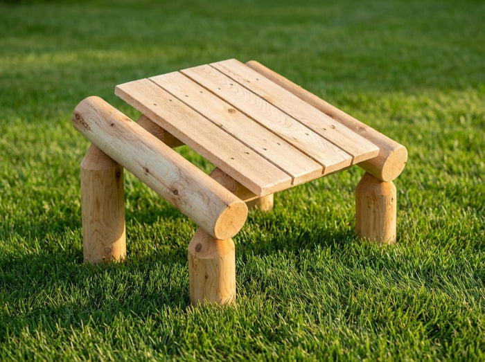 Outdoor Patio Footrest - Cedar Creek Rustic Furniture