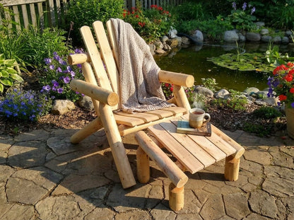 Outdoor Patio Footrest - Cedar Creek Rustic Furniture