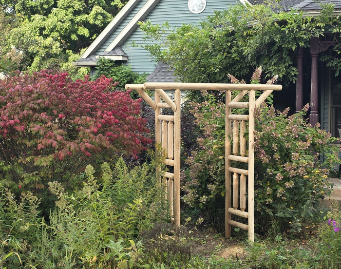 Outdoor Wooden Arbor - Cedar Creek Rustic Furniture