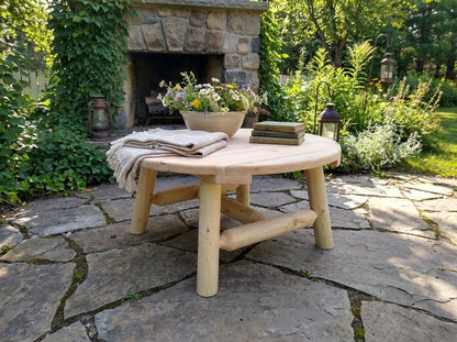Round cedar table - Cedar Creek Rustic Furniture