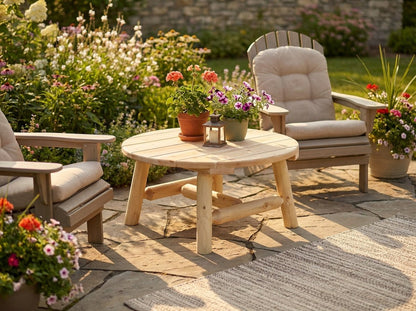Round cedar table - Cedar Creek Rustic Furniture