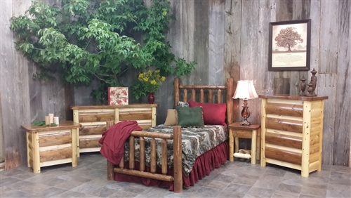 Cedar Bedroom Furniture Rustic Cabin, Rustic Log Bedroom Furniture Sets